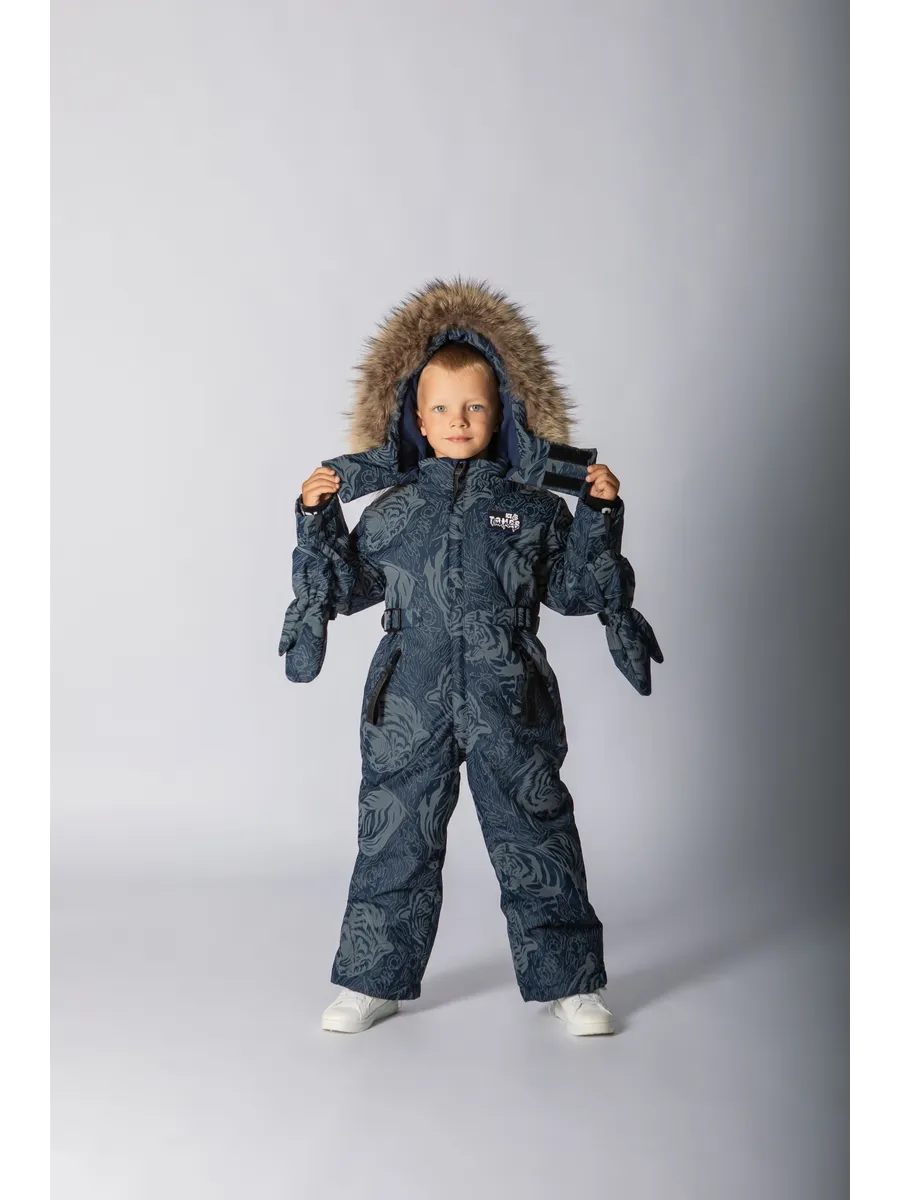 Зимний комбинезон мембрана с натуральной опушкой