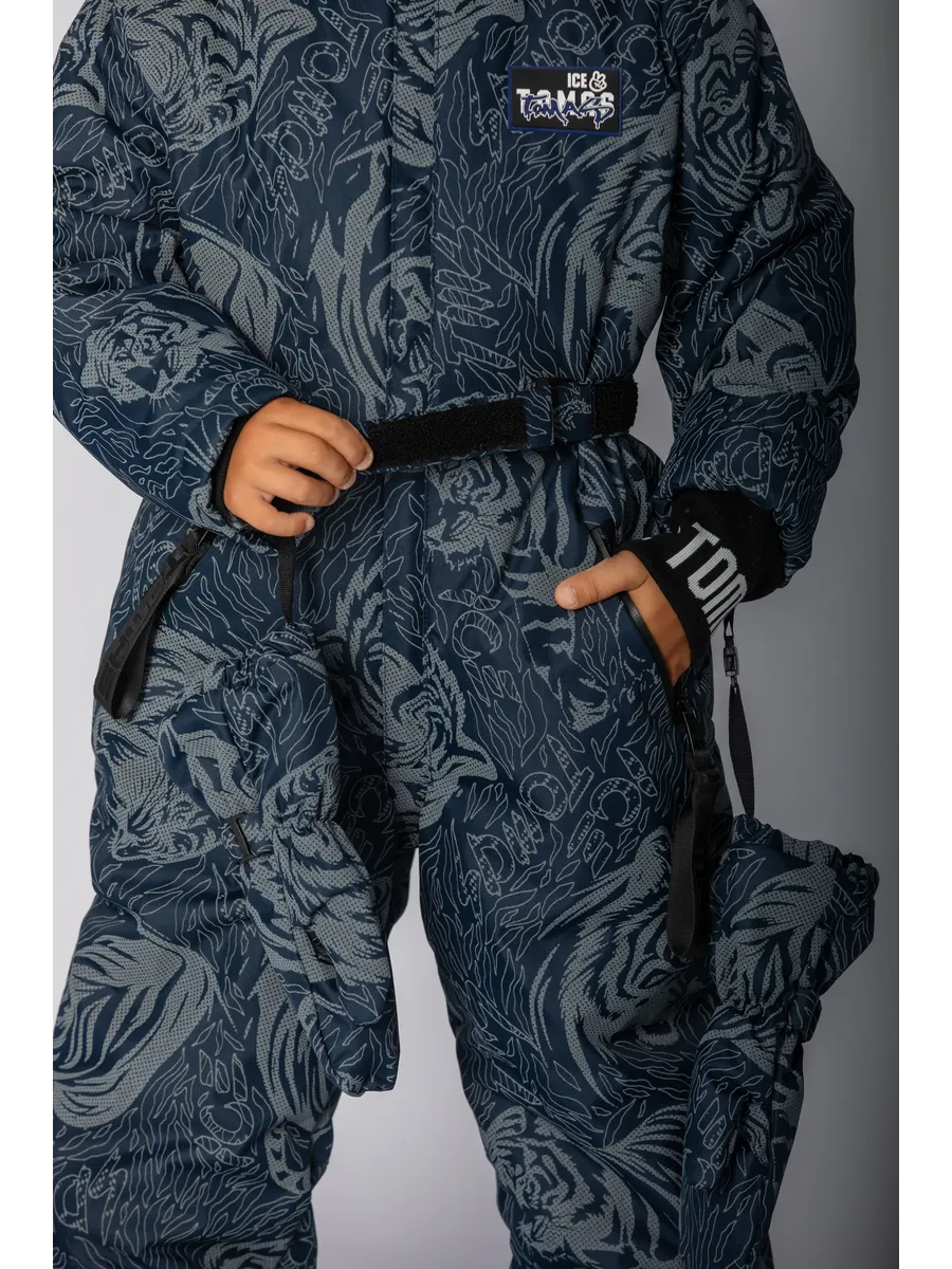 Зимний комбинезон мембрана с натуральной опушкой