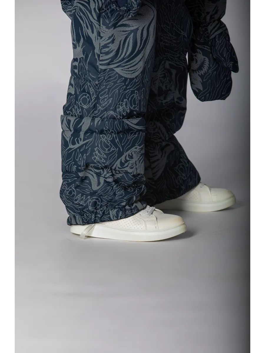 Зимний комбинезон мембрана с натуральной опушкой