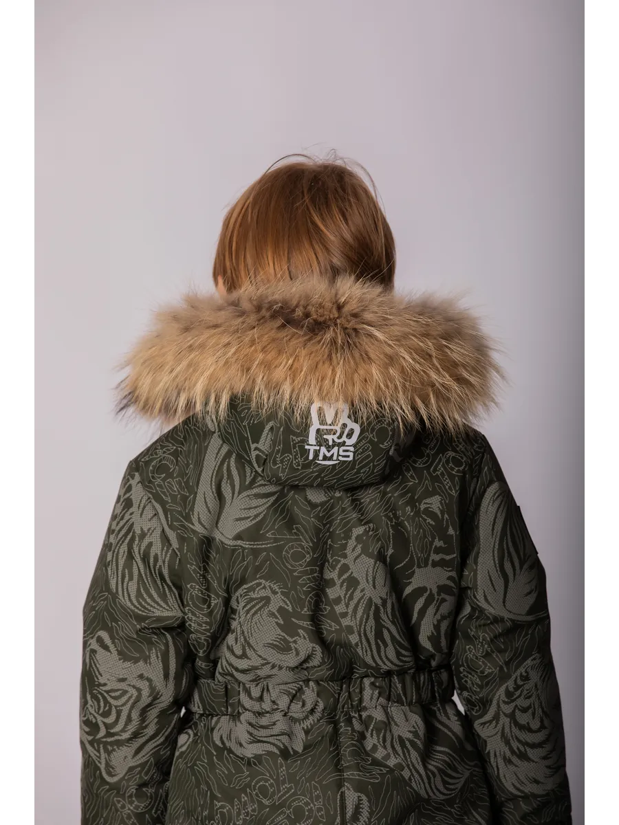 Зимний комбинезон мембрана с натуральной опушкой