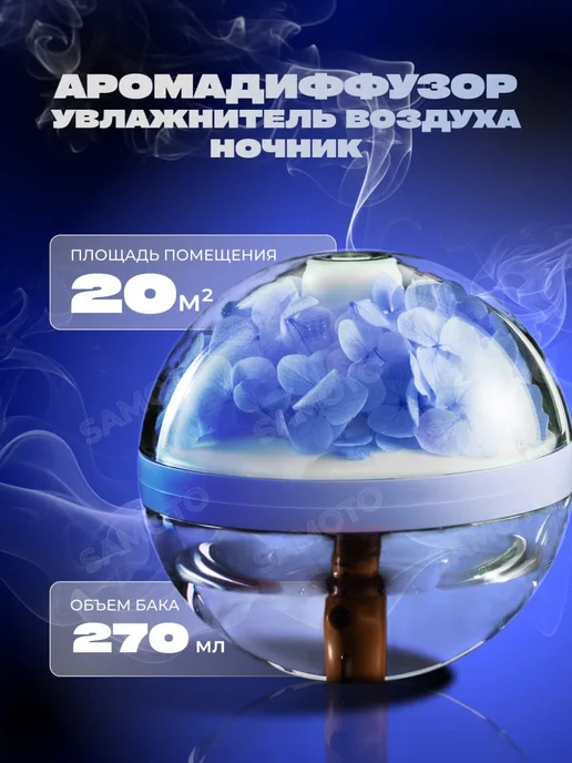 SAMOTO Мини увлажнитель воздуха, аромадиффузор электрический, вариант, фото 2