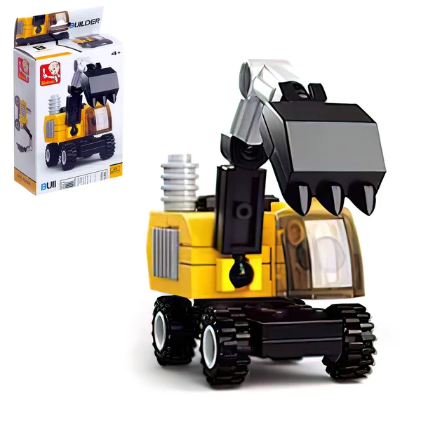 маленький Конструктор для мальчиков Строительная техника