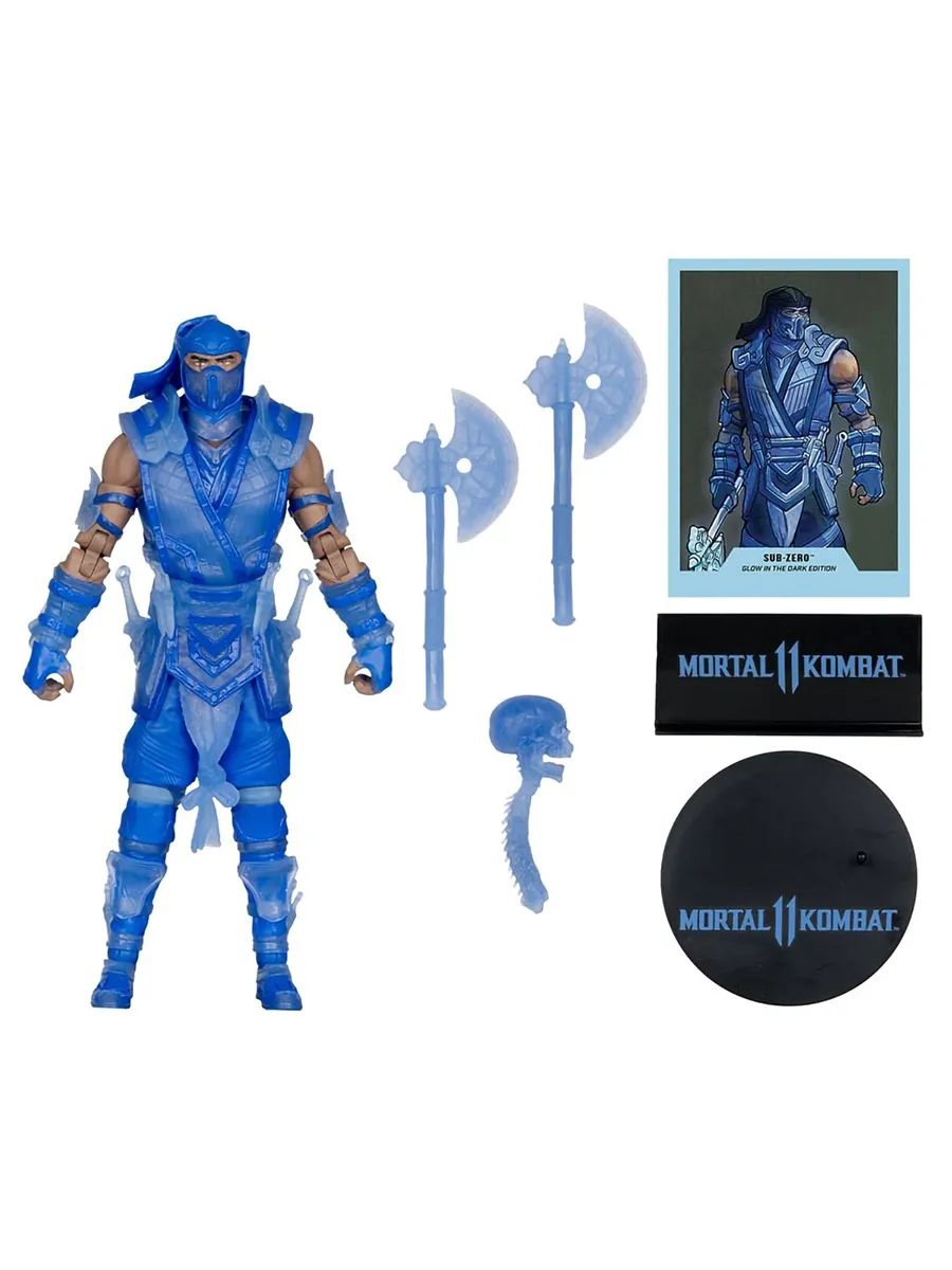 Фигурка Мортал Комбат Mortal Kombat Саб Зиро Sub-Zero 18см