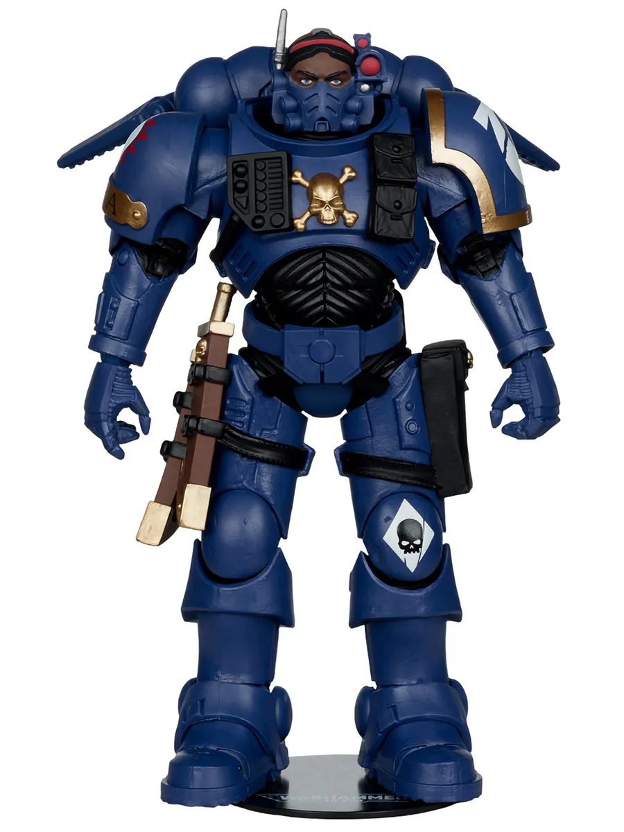 Фигурка Warhammer 40000 Lieutenant в броне Phobos 18см