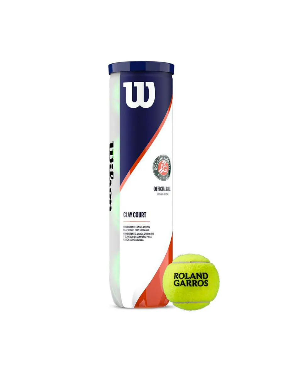 Мячи для большого тенниса Roland Garros Clay Court, 4 шт