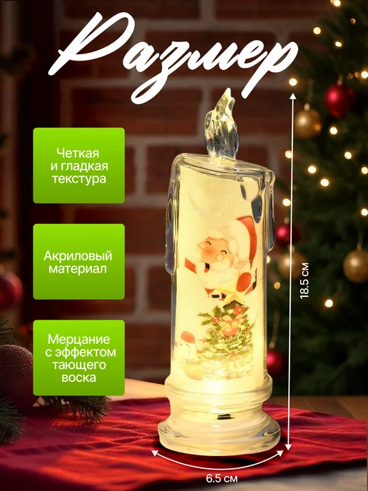Тимбо-Лимбо Свеча светодиодная 2 шт, 2 шт, фото 2