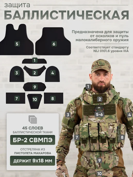 Оплот Бронежилет штурмовой военный мультикам, зеленый, фото 3