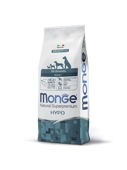 Сухой корм Monge (Монж) Тунцом для собак, лосось, 12 кг, фото 3