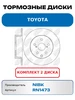Тормозной диск (RN1473) NIBK 492334358 купить за 15 002 ₽ в интернет‑магазине Wildberries