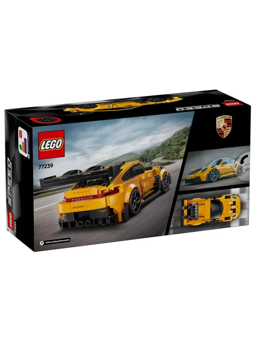 LEGO Speed Champions 77239 Спорткар Porsche 911 GT3 RS, черный, фото 2