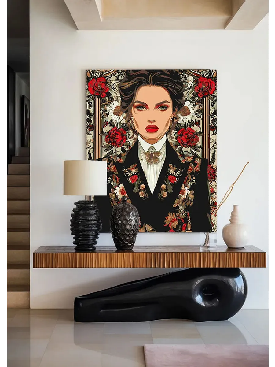 Картина по номерам - Элегантная женщина от Gucci — фотография 2