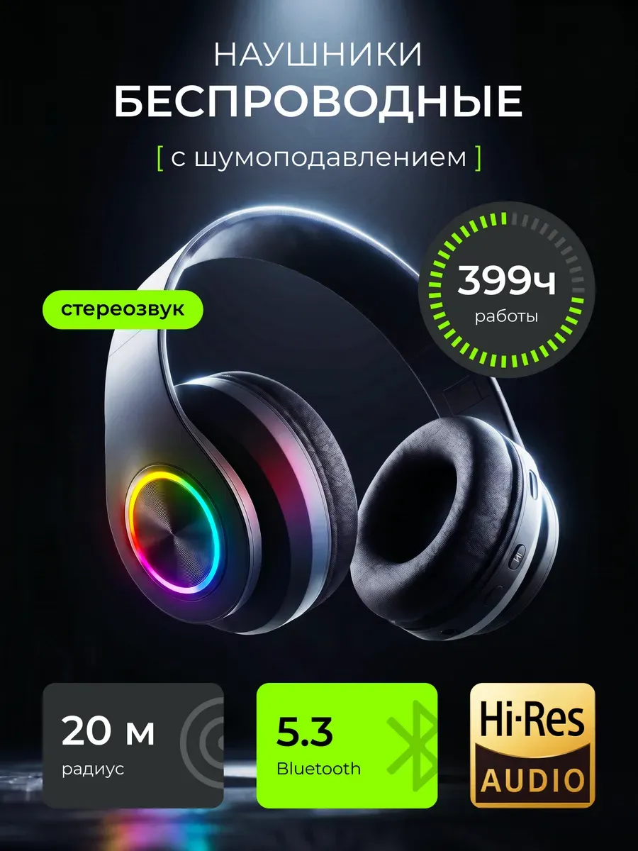 Беспроводные наушники большие для пк