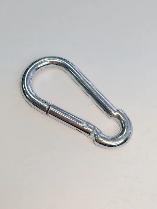 Konung Tools Карабин стальной оцинкованный 4 мм DIN5299C (1 шт.), 4 шт, фото 3