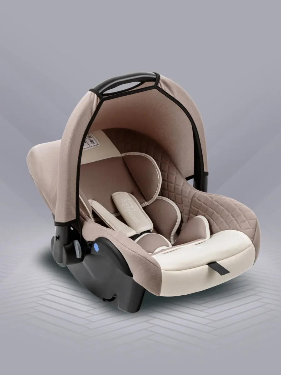 Автокресло детское Baby comfort, группа 0+ бежевый