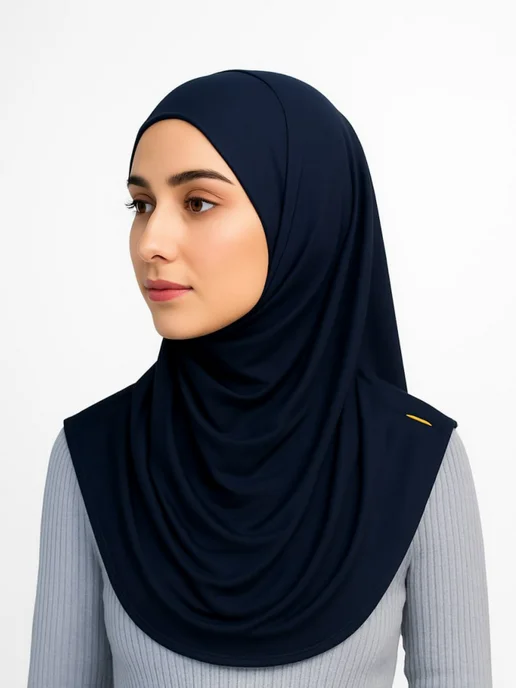 Muslim-Fashion Хиджаб готовый мусульманский, синий, фото 5