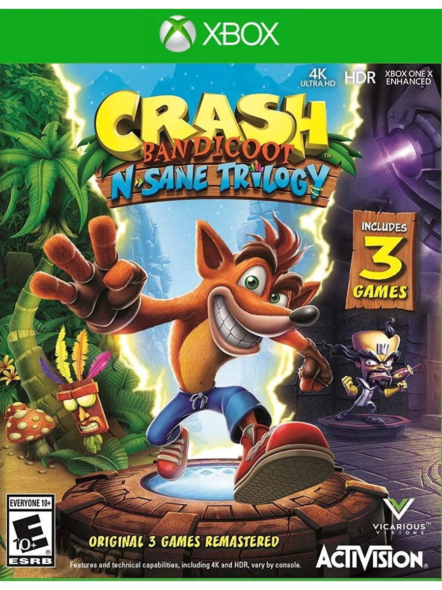 Crash Bandicoot N. Sane Trilogy One Series X S, Код Ключ