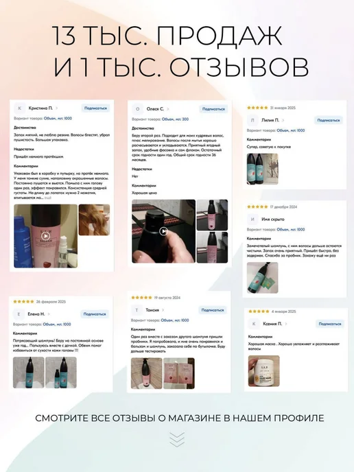 PROSANCO Шампунь-гель мужской "Фундамент" тонизирующий с бамбуком 500…, 500 мл, фото 8