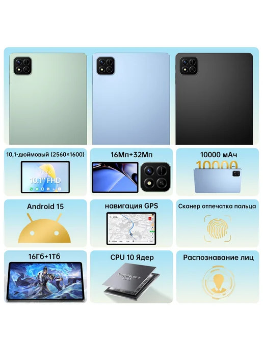 Планшет Pad 7 Pro 1 ТБ флагманский, 1 ТБ, фото 8