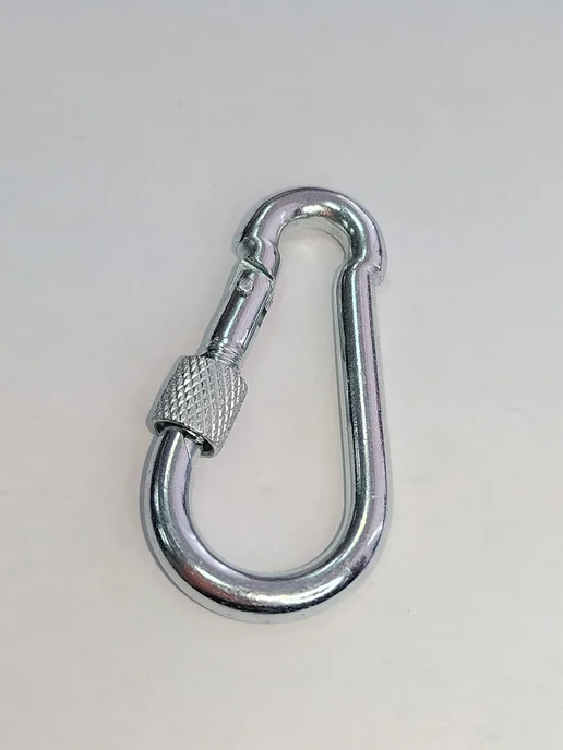 Konung Tools Карабин с фиксатором М6 оцинкованный (1 шт.), 1 шт, фото 3
