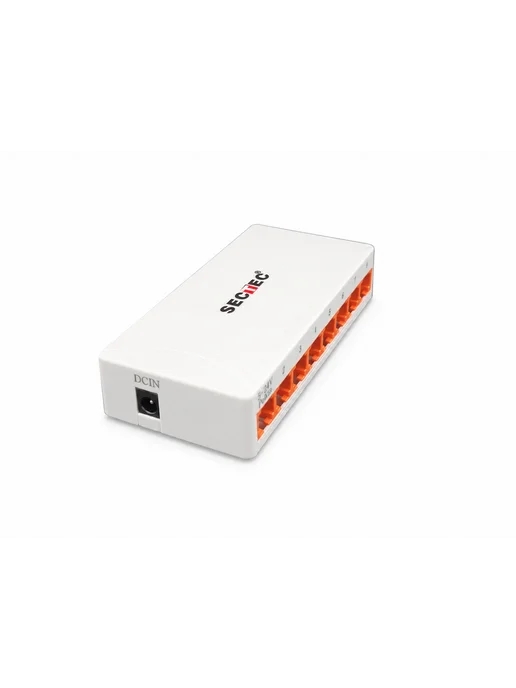 SECTEC Коммутатор 8 портов 10 100Mbps 12В, 1 passive poe 12-24в, 8 портов 12В 1, фото 3