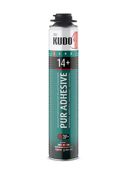 KUDO Монтажный клей-пена 14+ для теплоизоляции 1 шт, 1 шт, фото 2