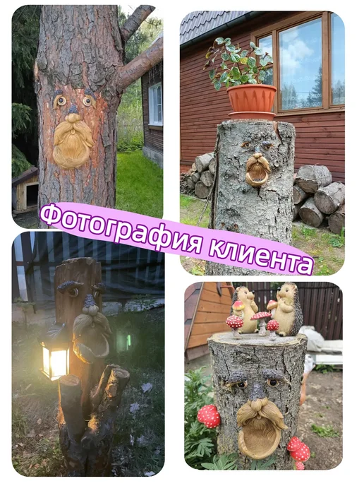Садовая фигурка "Весёлая курица" из смолы (Тип C-1 шт), коричневый, фото 3