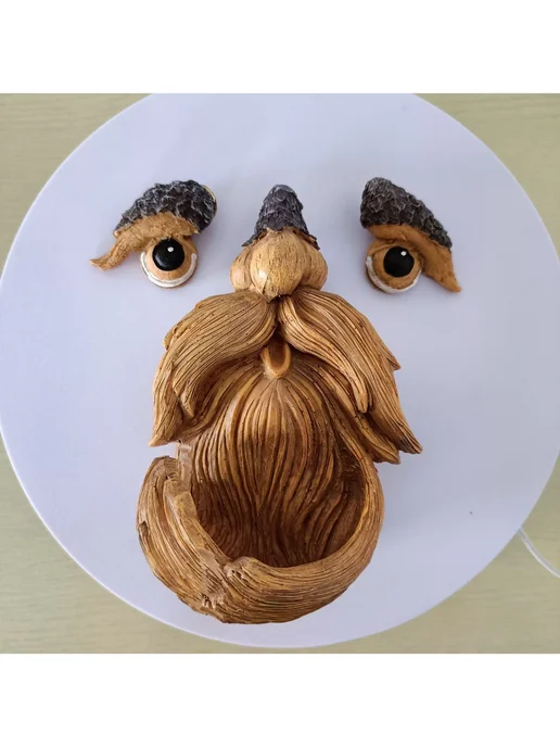 Садовая фигурка "Весёлая курица" из смолы (Тип C-1 шт), коричневый, фото 6