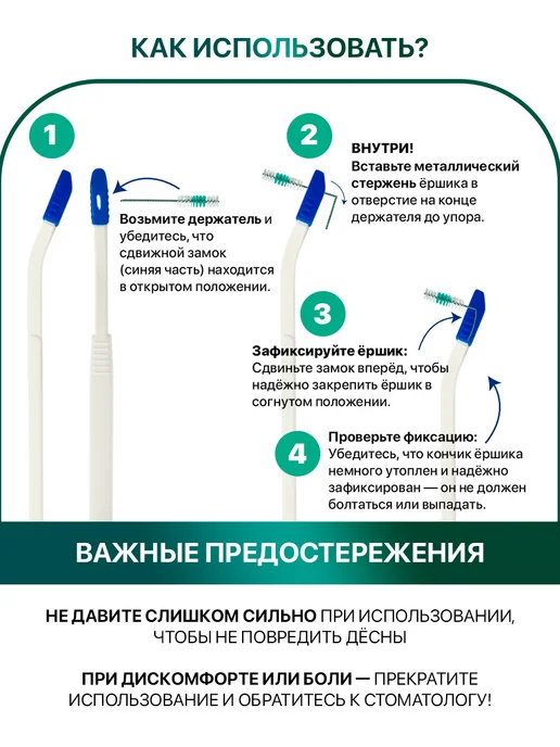 Staino Держатель межзубных ёршиков S214P 412P 414P 612P 614P 1 шт, 1 шт, фото 4