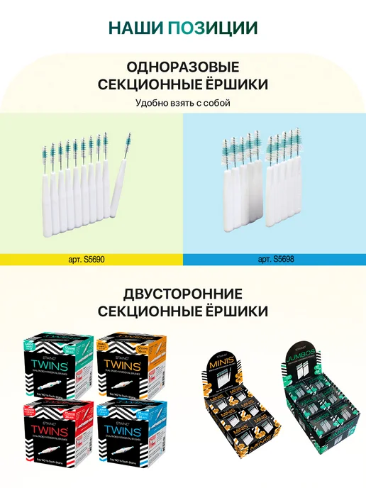 Staino Держатель межзубных ёршиков S214P 412P 414P 612P 614P 1 шт, 1 шт, фото 6