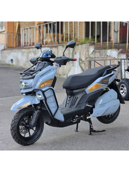 GT Электроскутер Tank 3000W (4300W в пике) 76V 60Ah с кофром, 3000 Вт, 4300 Вт, серый, фото 5