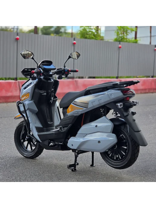 GT Электроскутер Tank 3000W (4300W в пике) 76V 60Ah с кофром, 3000 Вт, 4300 Вт, серый, фото 6
