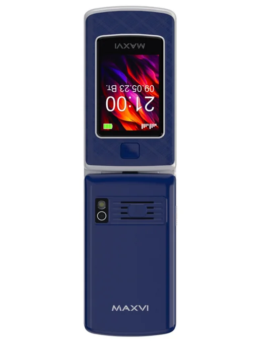 Maxvi Мобильный телефон E28 Синий 2 sim 2.8 QVGA 2G (RU), 2 г, фото 4