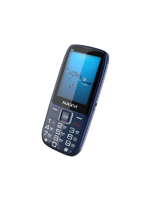 Maxvi Мобильный телефон B32 Blue, синий, фото 4