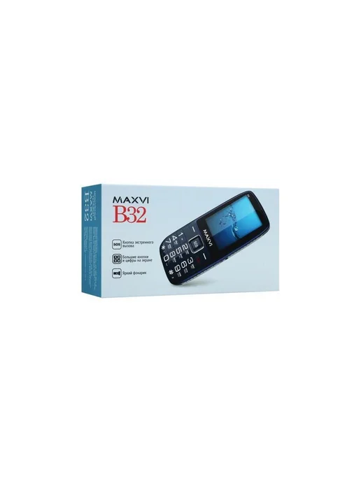 Maxvi Мобильный телефон B32 Blue, синий, фото 5