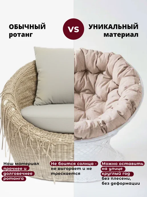 Ajurio Стол садовый плетеный из искусственного ротанга круглый, зеленый, фото 2