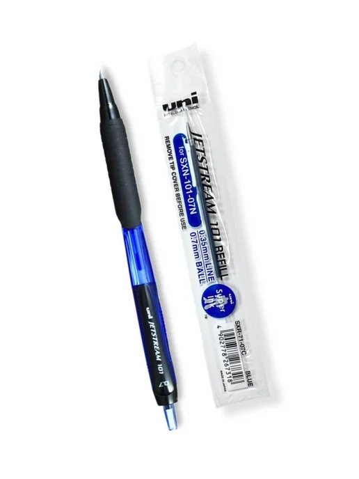 Uni Mitsubishi Pencil Шариковый стержень Jetstream SXR-71-07 синий, 6 шт, 6 шт, фото 3