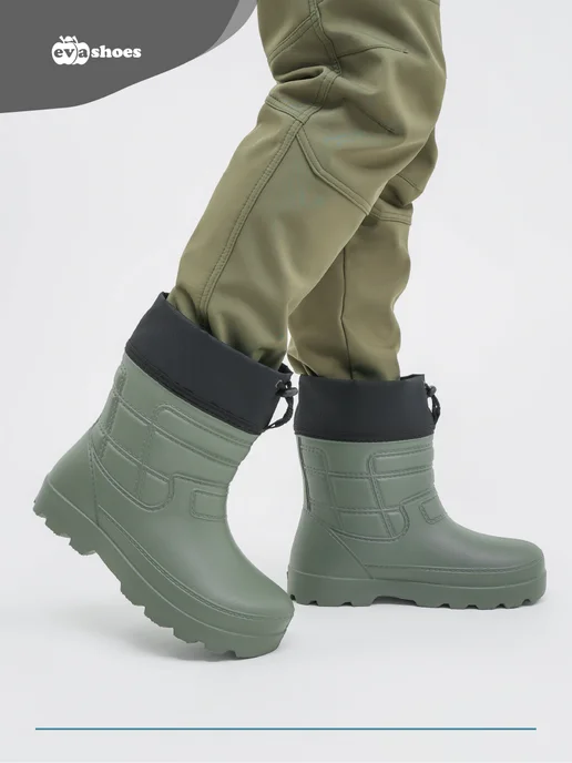 EVASHOES Сапоги резиновые утепленные, вариант, фото 4