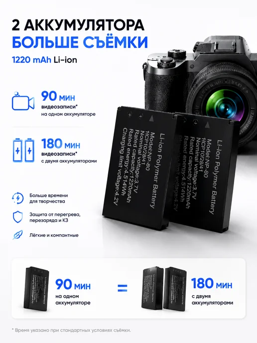 8K камера 88МП с автофокусом, 3" экраном 180° и 16X зумом, вариант, фото 7