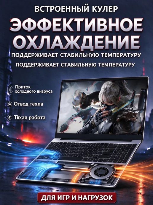 yoyo intel ноутбук 16ГБ 1ТБ Подсветка клавиатуры, 16 ГБ, 1 ТБ, фото 3