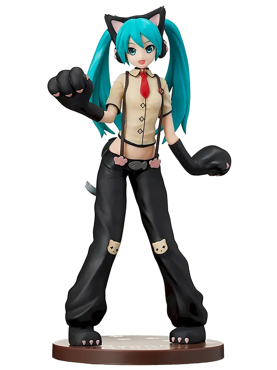 Фигурка аниме SEGA Хатсунэ Мику Кошка Hatsune Miku Cat 23 см