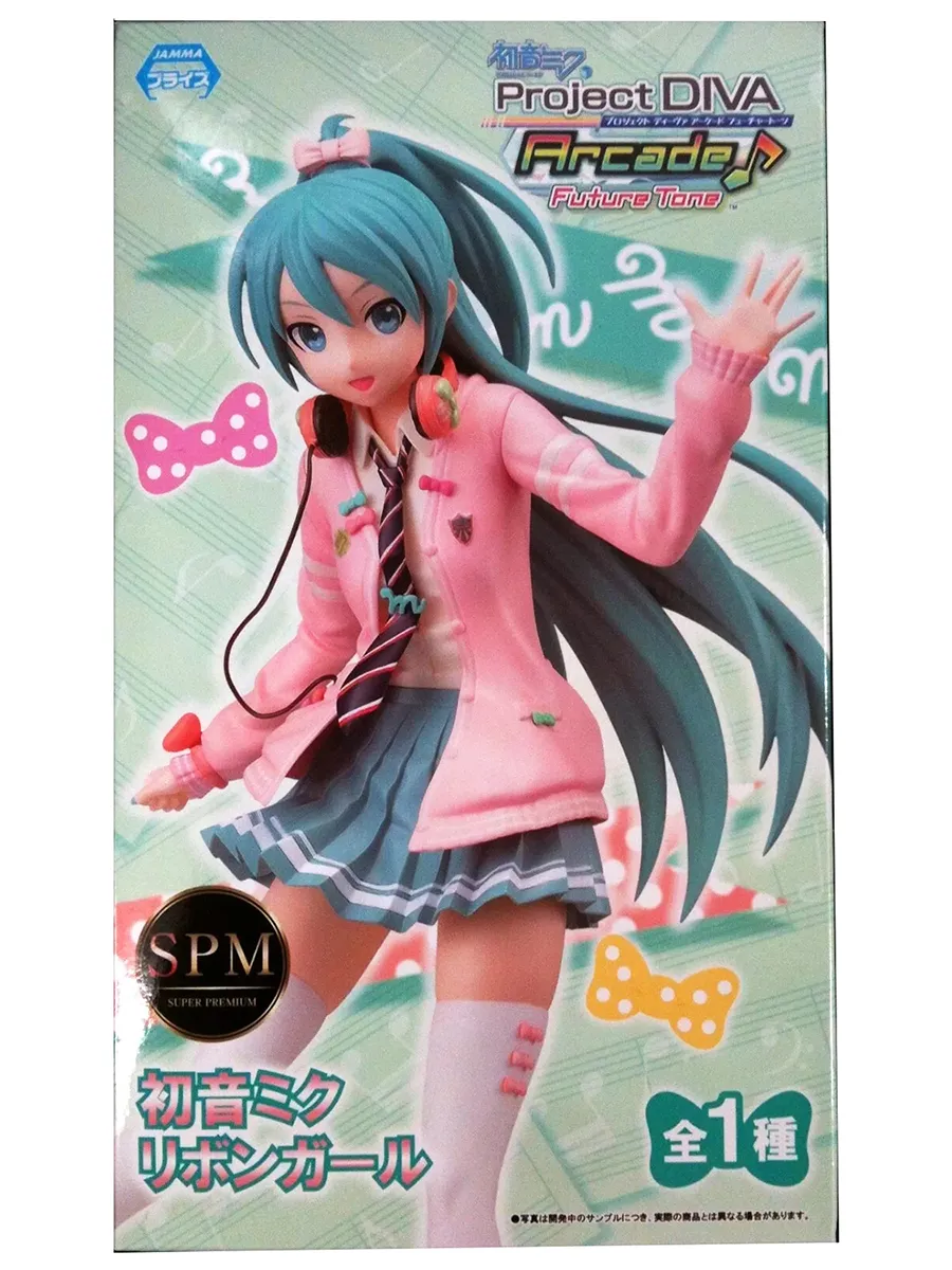 Фигурка аниме SEGA Хатсунэ Мику Ribbon Girl 24см