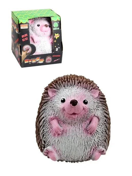 ESSA TOYS Игрушка антистресс Ежик 8 см, розовый, фото 2