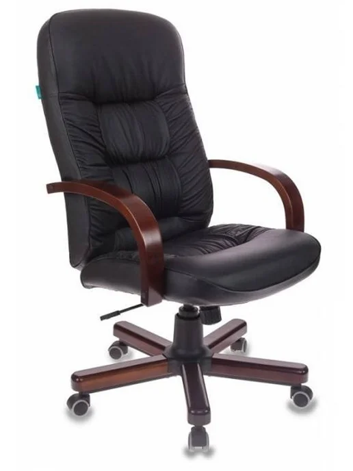 бюрократ Кресло руководителя T-9908 Walnut, черный