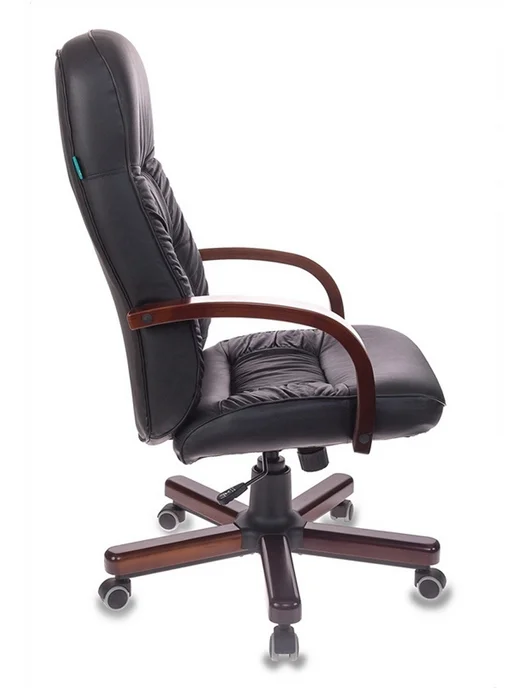 бюрократ Кресло руководителя T-9908 Walnut, черный, фото 3