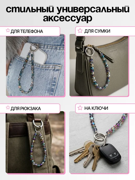 Нити творчества Брелок обвес для телефона, вариант, фото 2
