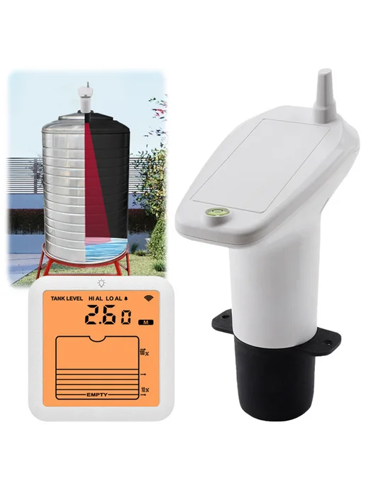 Ultrasonic Liquid Level Meter LCD Wireless Water Tank Liquid, вариант, фото 3