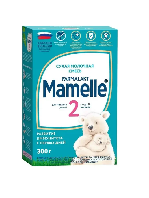 Mamelle Смесь молочная сухая адаптированная 6-12мес, 300г, 300 г, 2 шт, фото 2