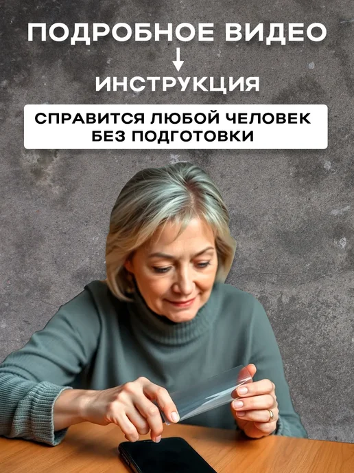 Защитная гидрогелевая пленка на экран IPHONE 15 ( 2 шт), 2 шт, фото 6