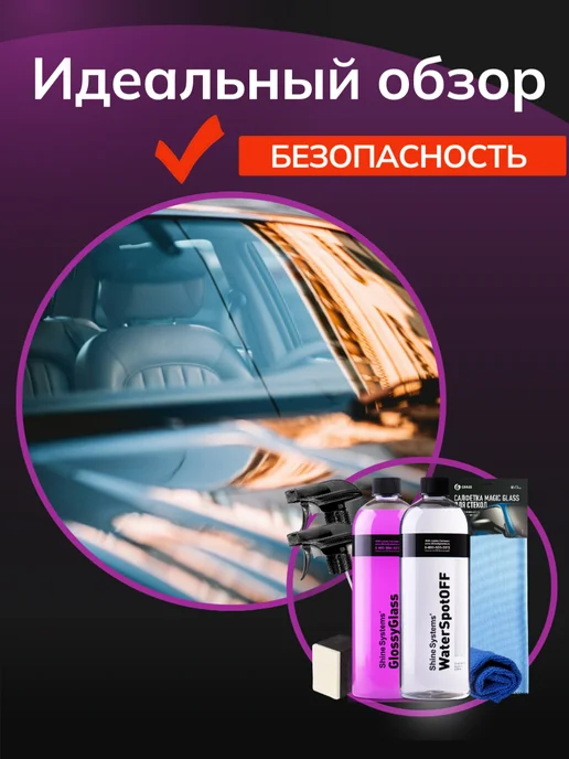 Shine Systems Набор для ухода за стеклами авто, 1,5 л, фото 2