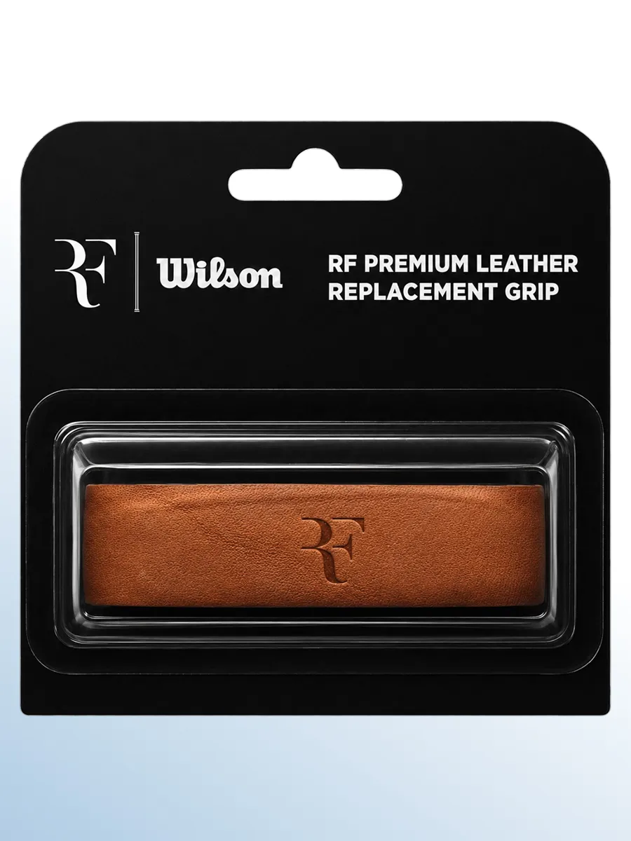 Кожаная базовая теннисная намотка Wilson RF Premium, 1 шт.